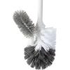 imageSuperio Toilet Brush with Holder Grey Comfort Grip Matching Caddy Clean Bathroom Heavy Duty Toilet Brush 2Pack1
