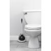 imageSuperio Toilet Brush with Holder Grey Comfort Grip Matching Caddy Clean Bathroom Heavy Duty Toilet Brush 2Pack2