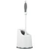 imageSuperio Toilet Brush with Holder Grey Comfort Grip Matching Caddy Clean Bathroom Heavy Duty Toilet Brush 2Pack2