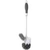 imageSuperio Toilet Brush with Holder Grey Comfort Grip Matching Caddy Clean Bathroom Heavy Duty Toilet Brush 2Pack2