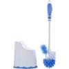 imageSuperio Toilet Brush with Lip and Plunger Set Bathroom Bowl Brush with Pan and Plunger Blue
