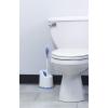 imageSuperio Toilet Brush with Lip and Plunger Set Bathroom Bowl Brush with Pan and Plunger Blue