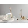 imageSuperio Wicker Plastic Bathroom Accessories Decorative Woven Style Bathroom Set Soap Dish Dispenser Tumbler Toothbrush Holder