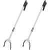 imageGrabber Reacher Tool Extra Long Grabber Trash Picker Hand Gripper Claw Grabber Arm Extension Reaching Assist Tool for Elderly Disabled or After Surgery Recovery 32quot by Superio40 2pack