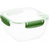 imageLarge Plastic Food Storage Container with airtight Lid for Pantry Fridge 10 Cup 80 Oz BPA Free Leakproof Sealed Container Microwave Dishwasher and Freezer Safe 25 QuartGreen