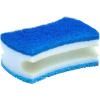 imageNonScratch Scrub Sponge with A Comfortable Grip Heavy Duty Duel Sided Kitchen Scrubber Sponge Cellulose Scrub Sponge Scratch Free with Scouring Pad Set 1 Sponge GreenBlue