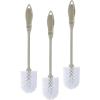 imageSuperio Beige Toilet Brush Heavy Duty Durable Bristles with Long Handel Comfort Grip