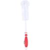 imageSuperio Bottle Brush Scrubber Long Blue and White Baby Bottle Brush with Rubber Grip HandleRed