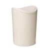 imageSuperio Small Bathroom Trash Can with Lid Modern Mini Waste Bin with Swing Lid 1 12 Gallon 6 Liter Plastic Garbage Can for Kitchen Bathroom Bedroom Office Under Desk 2 TaupeEcohome