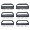 imageSuperio Stiff Nail Brush with Handle 3 Pack Fingernail Scrub Cleaning Brushes for Toes and Nails AllPurpose Cleaning Brush for Home Kitchen Work6 Pack