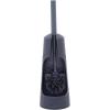 imageSuperio Toilet Bowl Brush and Holder Charcoal Grey Palm Luxe Wicker Toilet Brush with Holder