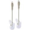 imageToilet Bowl Brushes with Lip Beige Multi Pack Toilet Brush Scrub Under Rim Bathroom Cleaner Scrubber Heavy Duty Bristles Scrub Brush 2
