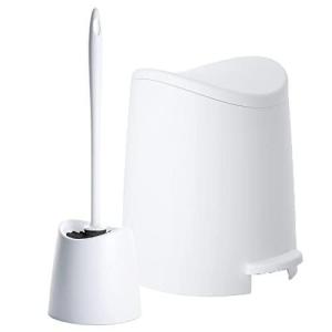 imageModern Toilet Brush and Bathroom Trash Can
