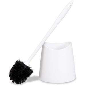 imageModern Toilet Brush and Holder Grey Toilet Bowl Scrub Brush with Storage Caddy Bathroom Cleaner by SuperioWhite