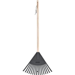 imageOrange Kids Size Rake Kids Rake for Lawn with Hardwood Handle Durable Plastic Head to Sweep Leaves on Lawn and Tidying Up The Garden 34quot by SuperioGrey