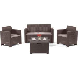 imageSuperio 849 Patio Sets BrownBrown