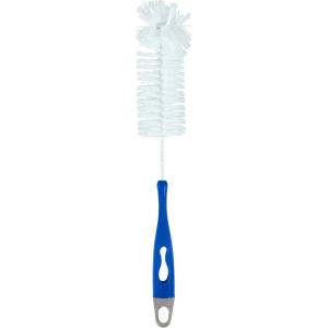 imageSuperio Bottle Brush with Long Comfort Grip Handle Rubber Strong BristlesBlue