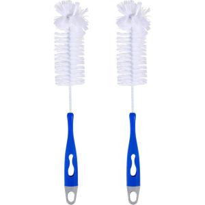imageSuperio Bottle Brush with Long Comfort Grip Handle Rubber Strong BristlesBlue21