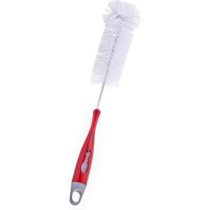 imageSuperio Bottle Brush with Long Comfort Grip Handle Rubber Strong BristlesRed