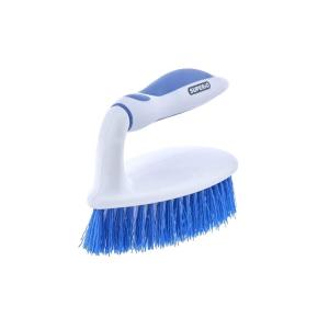 imageSuperio Grout Brush Dish Brush Shower Scrubber Cleaning Brush Stiff Bristles Comfort Grip Handle Blue Brush Cleaner for Kitchen Bathroom Shower Sink Toilet Vegatable Brush Carpet Scrubber