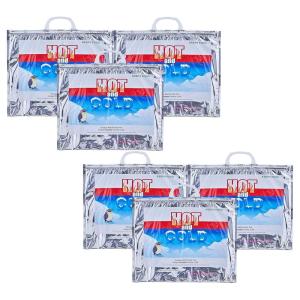 imageSuperio Hot and Cold Insulated Bags for Food Delivery Grocery Shopping Bags Food Storage for Hot and Frozen Food for Travel Disposable Cooler Bag Reinforced Thermal Lunch Bag 6 12quotx135quot6 Pack
