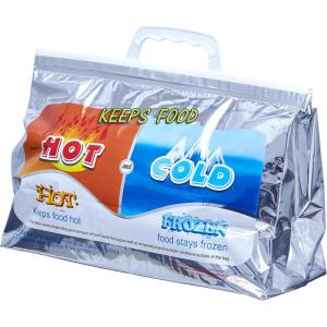 imageSuperio Hot and Cold Insulated Bags for Food Delivery Grocery Shopping Bags Food Storage for Hot and Frozen Food for Travel Disposable Cooler Bag Reinforced Thermal Lunch Bag 1 13quotx7quotx155quotSmall Lunch Size