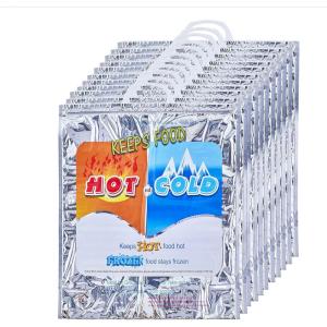 imageSuperio Hot and Cold Reusable Insulated Bag 12 Pack 16quotx55quotx19quot Food Storage for Frozen Items ampamp Hot Items Including Lunch Bags ampamp Grocery Shopping Bags Reinforced Heavy Duty Refrigerated Totes