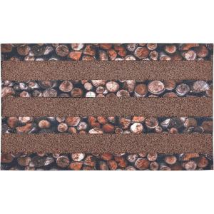 imageSuperio NonSlip Doormat for Entry Indoor Outdoor Heavy Duty Waterproof Easy Clean LowProfile Mats for Entry Garage Patio High Traffic Areas Coir 18quot x30 AmberPebble
