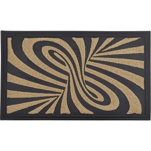 imageSuperio NonSlip Welcome Doormat for Entry 18quot x 30quot IndoorOutdoor Mats for Entrance Waterproof Easy Clean LowProfile Matt for Garage Patio High Traffic Areas Natural Abstract DesignNatural