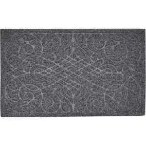 imageSuperio NonSlip Welcome Doormat for Entry Indoor Outdoor Heavy Duty Waterproof Easy Clean LowProfile Mats for Entry Garage Patio High Traffic Areas Natural Victorian Gate Coir  18quotx30quotGrey