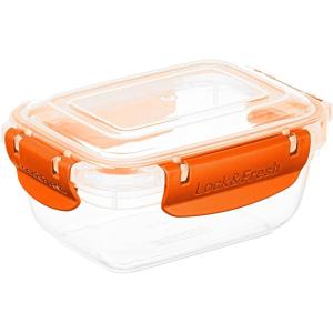 imageSuperio Plastic Food Storage Container with Airtight Lid 13 Oz BPA Free Leakproof Stackable Microwave Dishwasher and Freezer Safe YellowOrange