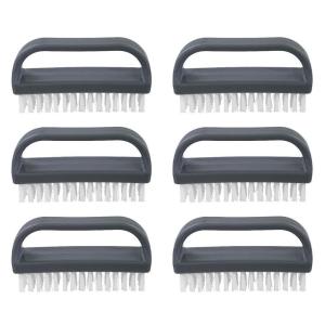 imageSuperio Stiff Nail Brush with Handle 3 Pack Fingernail Scrub Cleaning Brushes for Toes and Nails AllPurpose Cleaning Brush for Home Kitchen Work6 Pack
