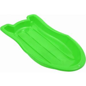 imageSuperio Toboggan Snow Sled 37 Plastic Slider for Kids and Adults Heavy Duty Sled for 1 Rider with Pull Ropes for Downhill Sledding Winter Outdoor SportsGreen
