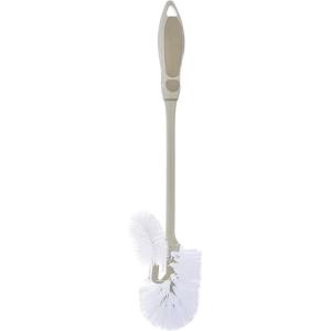 imageSuperio Toilet Brush Toilet Bowl Cleaning System with Scrubbing Wand Under Rim Lip Brush for Bathroom