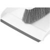 imageDustpan and Brush Set Hand Broom with Ergonomic Grip Handle  Rubber Edge for Easy Dirt Pickup Durable Material  Blue Hand Brush by SuperioBlue  Grey