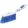 imageDustpan and Brush Set Hand Broom with Ergonomic Grip Handle  Rubber Edge for Easy Dirt Pickup Durable Material  Blue Hand Brush by SuperioBlue