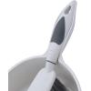 imageDustpan and Brush Set Hand Broom with Ergonomic Grip Handle  Rubber Edge for Easy Dirt Pickup Durable Material  Blue Hand Brush by SuperioGray  2pack