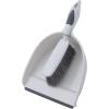imageDustpan and Brush Set Hand Broom with Ergonomic Grip Handle  Rubber Edge for Easy Dirt Pickup Durable Material  Blue Hand Brush by SuperioGray
