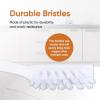 imageGrout Cleaner Scrub Brush Small with Stiff Bristles Slim Corner Edge Cleaning Brush Grey Deep Clean Kitchen Tile and Shower Scrubber Brush1 Pack
