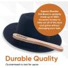imageHat Brush Horsehair Felt Hat Cleaner Horse Hair Brush for Baseball Cap Cowboy Hats Shoes and Clothes Brush Soft Bristles Wooden Cleaning Brush Durable Dust and Lint Remover 6 Pack  Superio