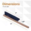 imageHat Brush Horsehair Felt Hat Cleaner Horse Hair Brush for Baseball Cap Cowboy Hats Shoes and Clothes Brush Soft Bristles Wooden Cleaning Brush Durable Dust and Lint Remover 6 Pack  Superio