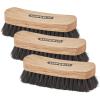 imageHorsehair Shoe Brush Premium Genuine Brush for Cleaning Shoes Soft Horse Hair Bristles 7 Concave Wood Handle with Comfort Grip Shoe Buff Brush Boots ampamp Other Leather Care 2 PackShoe Brush