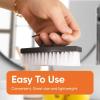 imageNail Brush for Cleaning Fingernails Nail Scrubber Brush Toe Foot Hands Fingernail Brush Cleaner Small Scrub Brush AllPurpose Stiff Cleaning Brush 3 Pack BlueGray