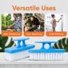imageNail Brush for Cleaning Fingernails Nail Scrubber Brush Toe Foot Hands Fingernail Brush Cleaner Small Scrub Brush AllPurpose Stiff Cleaning Brush 3 Pack BlueBlue