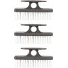 imageNail Brush for Cleaning Fingernails Nail Scrubber Brush Toe Foot Hands Fingernail Brush Cleaner Small Scrub Brush AllPurpose Stiff Cleaning Brush 3 Pack BlueGray