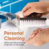 imageNail Brush for Cleaning Fingernails Nail Scrubber Brush Toe Foot Hands Fingernail Brush Cleaner Small Scrub Brush AllPurpose Stiff Cleaning Brush 3 Pack BlueGray