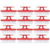 imageNail Brush for Cleaning Fingernails Nail Scrubber Brush Toe Foot Hands Fingernail Brush Cleaner Small Scrub Brush AllPurpose Stiff Cleaning Brush 3 Pack BlueRed