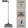 imageSlim Angle Broom Heavy Duty Broom Indoor Brom Outdoor Angle Broom with Extendable Handle Durable Collapsible Broom for Home Kitchen RV Travel Blue 1 Pack by SuperioBlue
