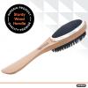 imageSuperio 3 in 1 Lint Brush and Shoe Horn for Suit Wool Coat Sweaters Shoes  Double Sided Portable Pet Hair Remover with Wood Handle1 Count Pack of 1