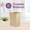 imageSuperio 45 Gallon Plastic Trash Can Waste Bin for Home Kitchen Office Bedroom Bathroom 18 Qt Beige125 Gallon